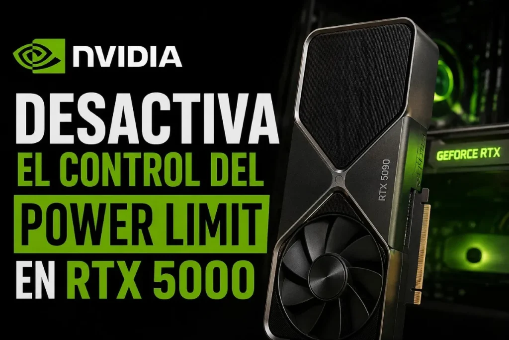 NVIDIA bloquea el control del Power Limit en las RTX 5000 NVIDIA deshabilita Power Limit RTX 5000 — NVIDIA bloquea el control del Power Limit en las RTX 5000