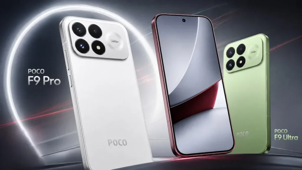 Poco F9 Pro y F9 Ultra se filtran con specs completas y renders oficiales antes de su lanzamiento