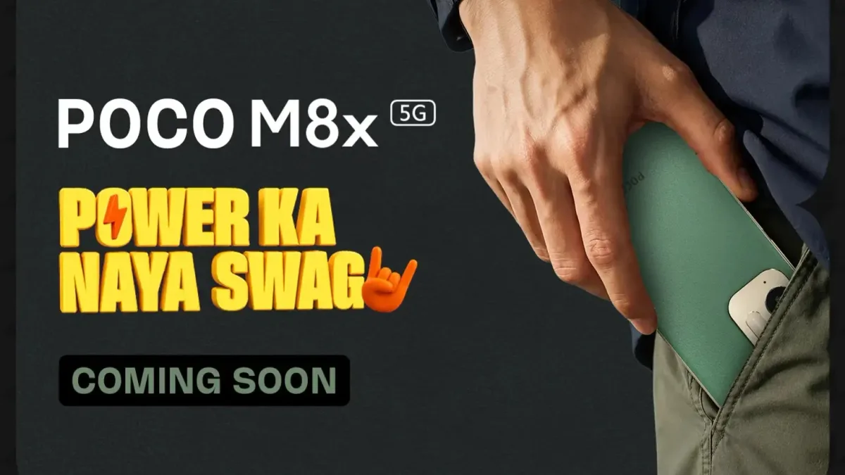 El Poco M8x 5G asoma su diseño en Flipkart antes de su lanzamiento oficial