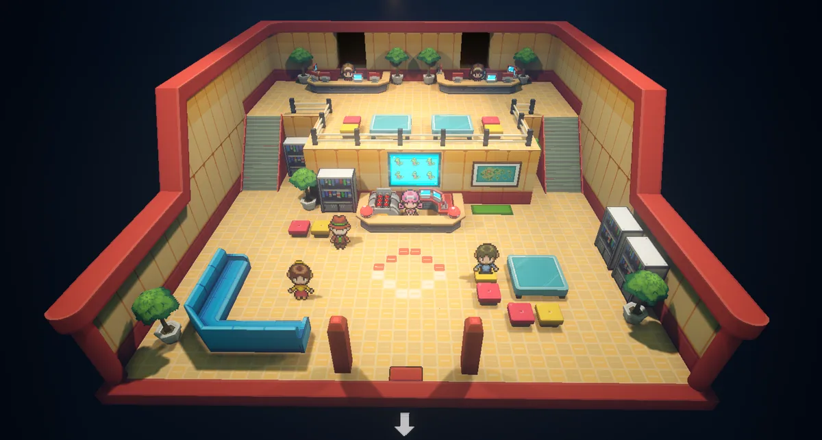 Pokémon Emerald Unreal Engine 5 — Pictured: A gameplay screenshot from Pokémon Gamma Emerald.