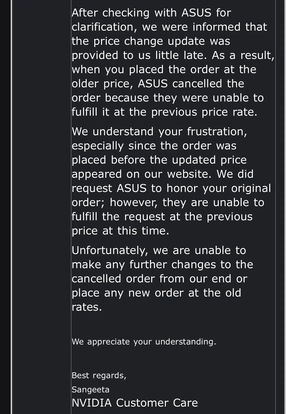 precio rtx 5090 — NVIDIA cancels $4,600 GeForce RTX 5090 order after ASUS rejects pre-price hike pricing, new order costs $5,100