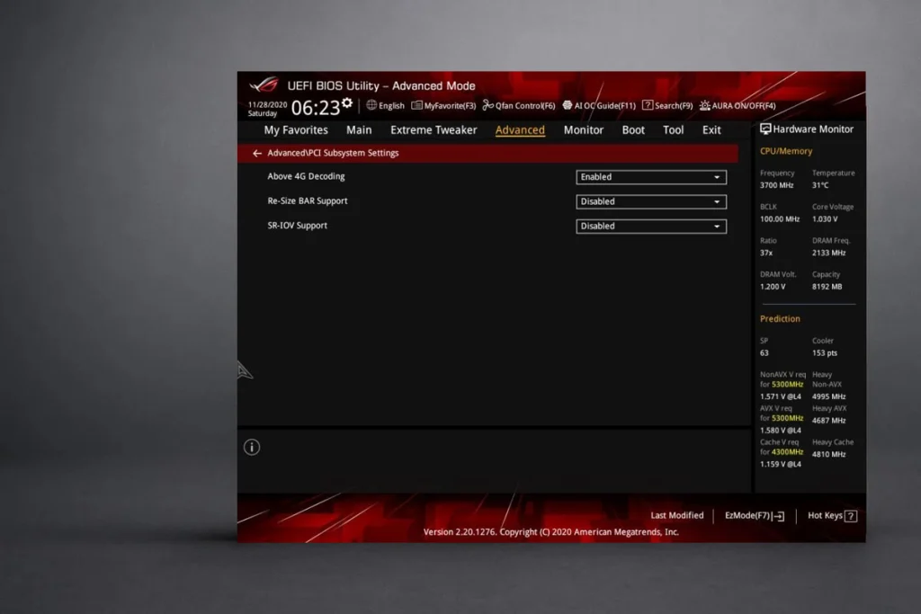 Nvidia apaga Resizable BAR en tus juegos aunque la BIOS diga que está activado
