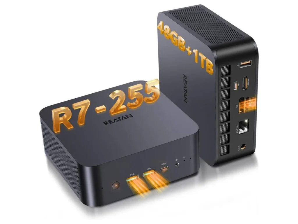 Este mini PC de Reatan con Ryzen 7 y 48 GB de RAM cuesta menos que su propia memoria y su SSD Reatan X7 mini PC precio — Este mini PC de Reatan con Ryzen 7 y 48 GB de RAM cuesta menos que su propia memoria y su SSD