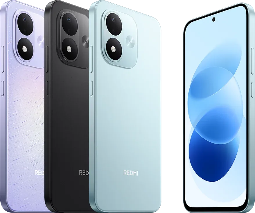 The Redmi Note 17 5G comes in three colorways.