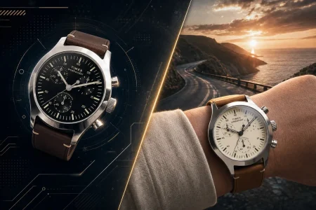 Timex lanza dos Weekender New England Chronograph con dial cream o negro reloj timex weekender — Timex lanza dos Weekender New England Chronograph con dial cream o negro
