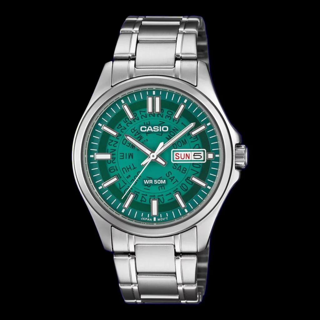 reloj vintage casio mtp e740 colores tra imagen 2