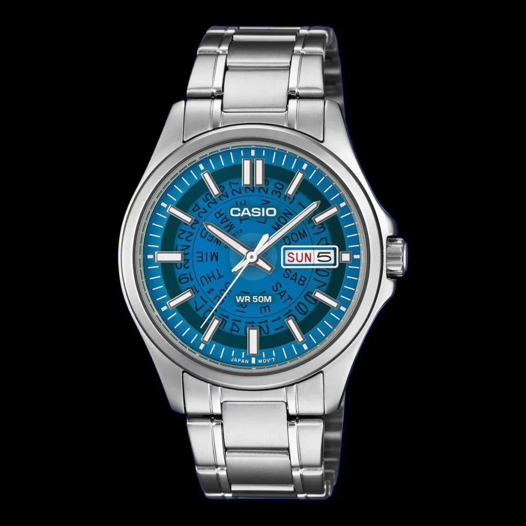 reloj vintage casio mtp e740 colores tra imagen 3