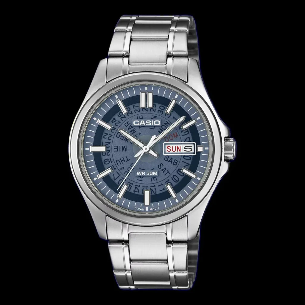 reloj vintage casio mtp e740 colores tra imagen 4