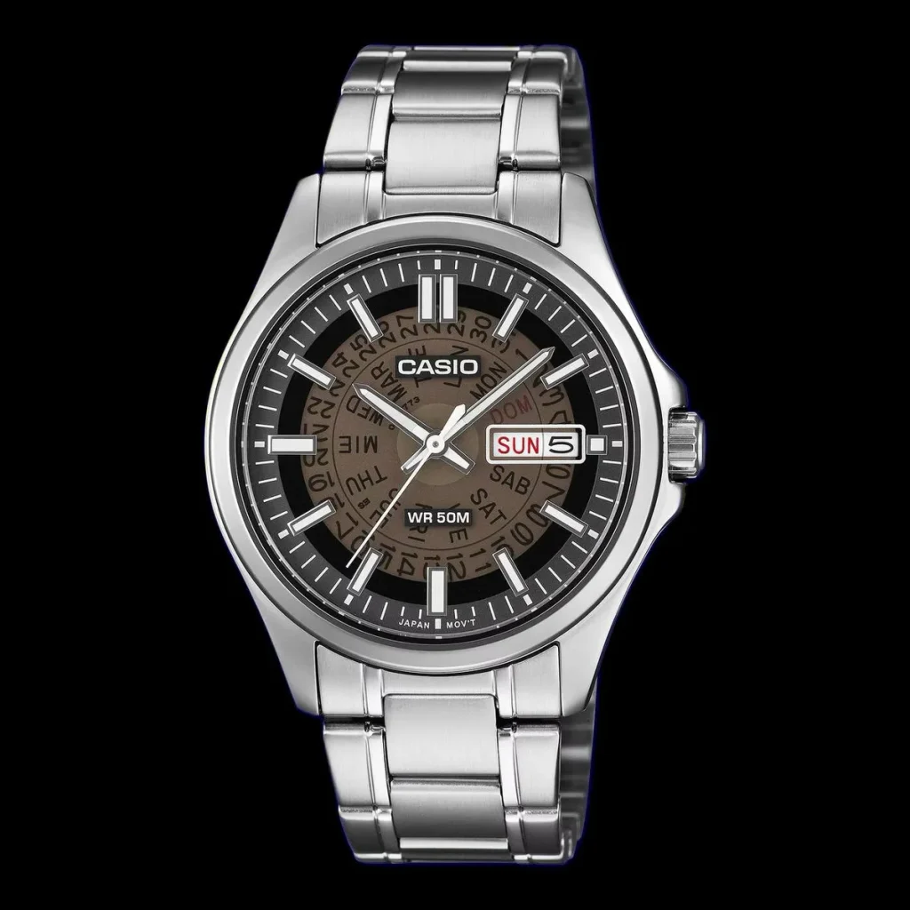 reloj vintage casio mtp e740 colores tra imagen 5