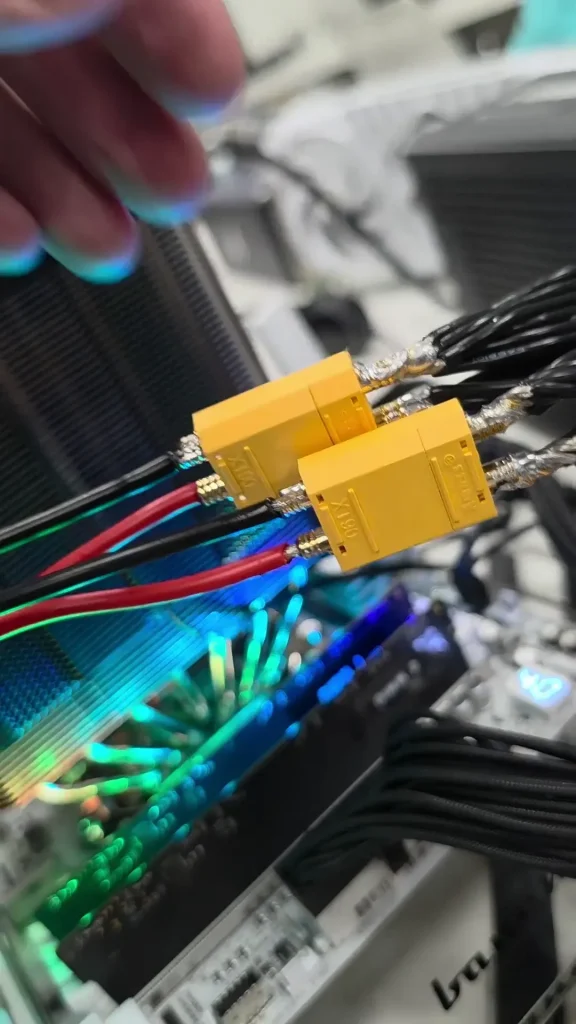 Overclockers prevent RTX 5090 16-pin connector melting by soldering power cables directly to PCB