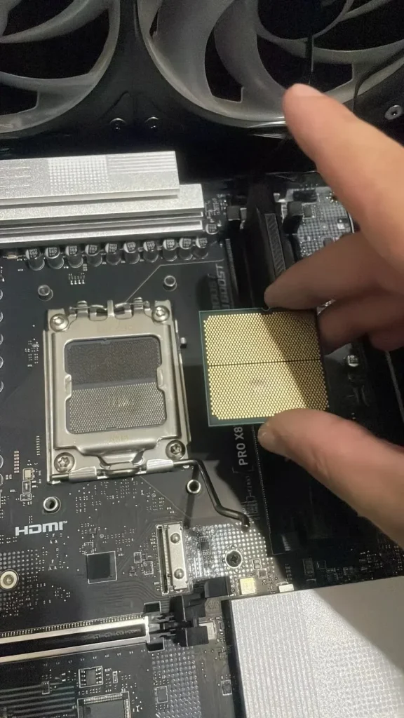 AMD Ryzen 7 7800X3D CPU burns and swells even after using AMD's updated BIOS 3