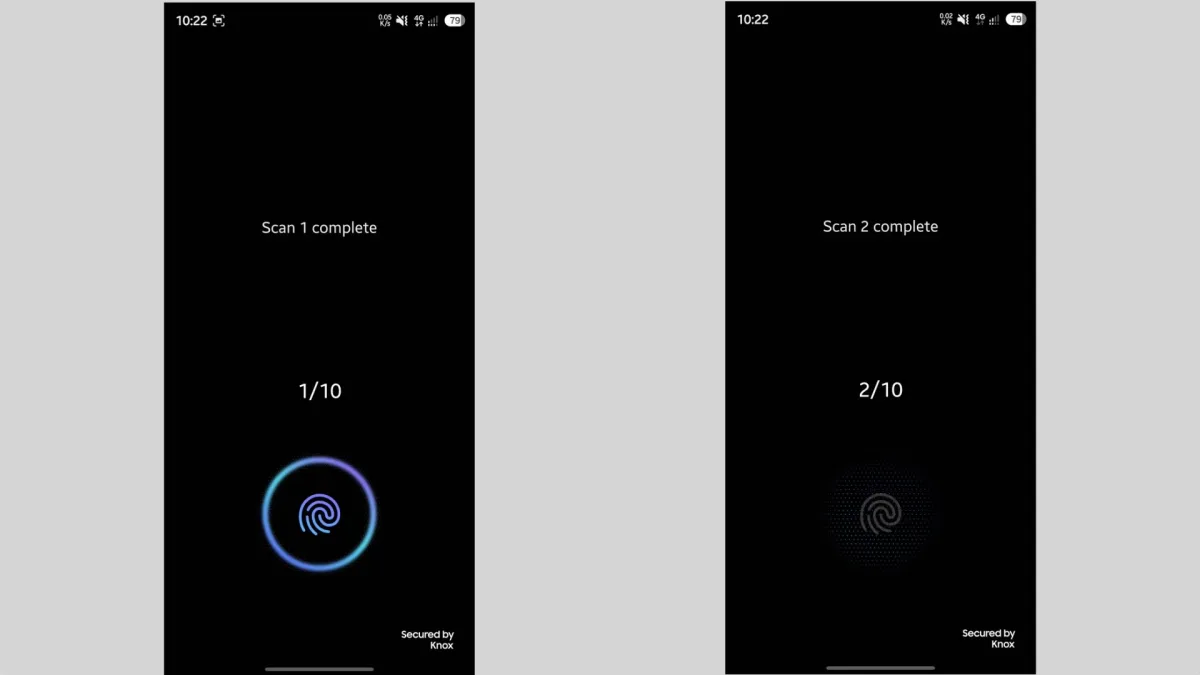 Samsung One UI 9.5 Fingerprint Enrollment Animation Leak