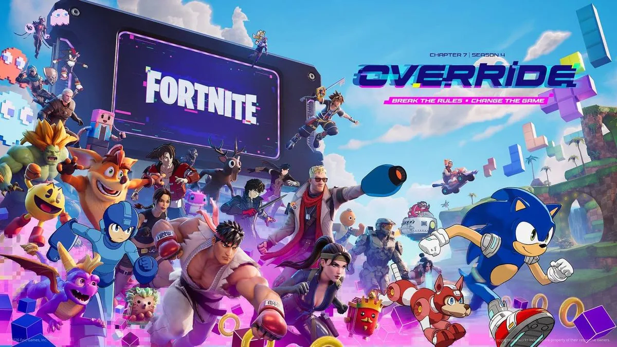 spyro sonic mega man fortnite temporada imagen 1