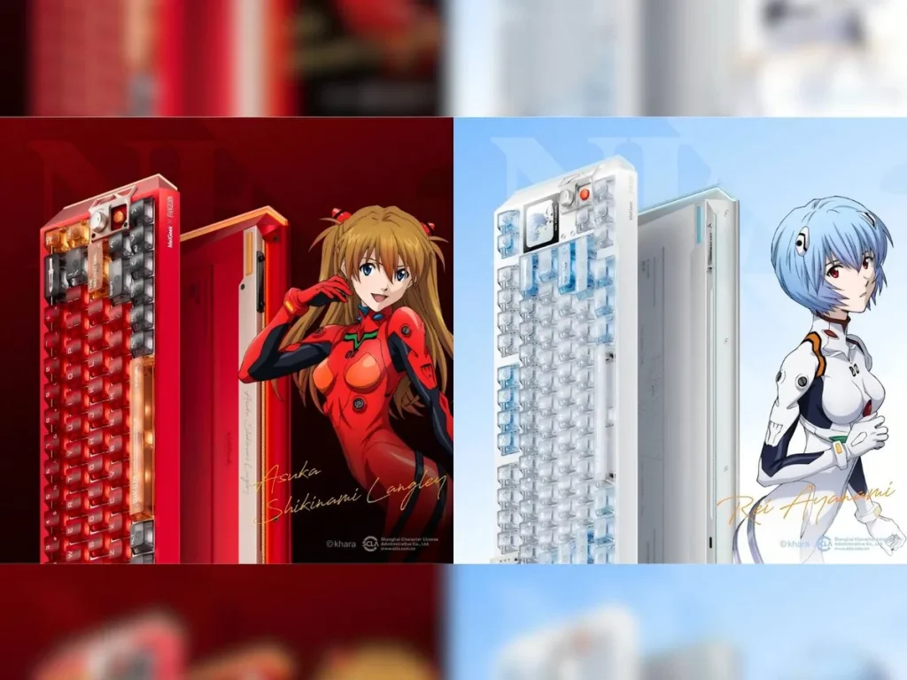 MelGeek lanza teclados Evangelion con switches magnéticos y pantalla OLED en el Rei Edition teclado gaming Evangelion limited edition — MelGeek lanza teclados Evangelion con switches magnéticos y pantalla OLED en el Rei Edition