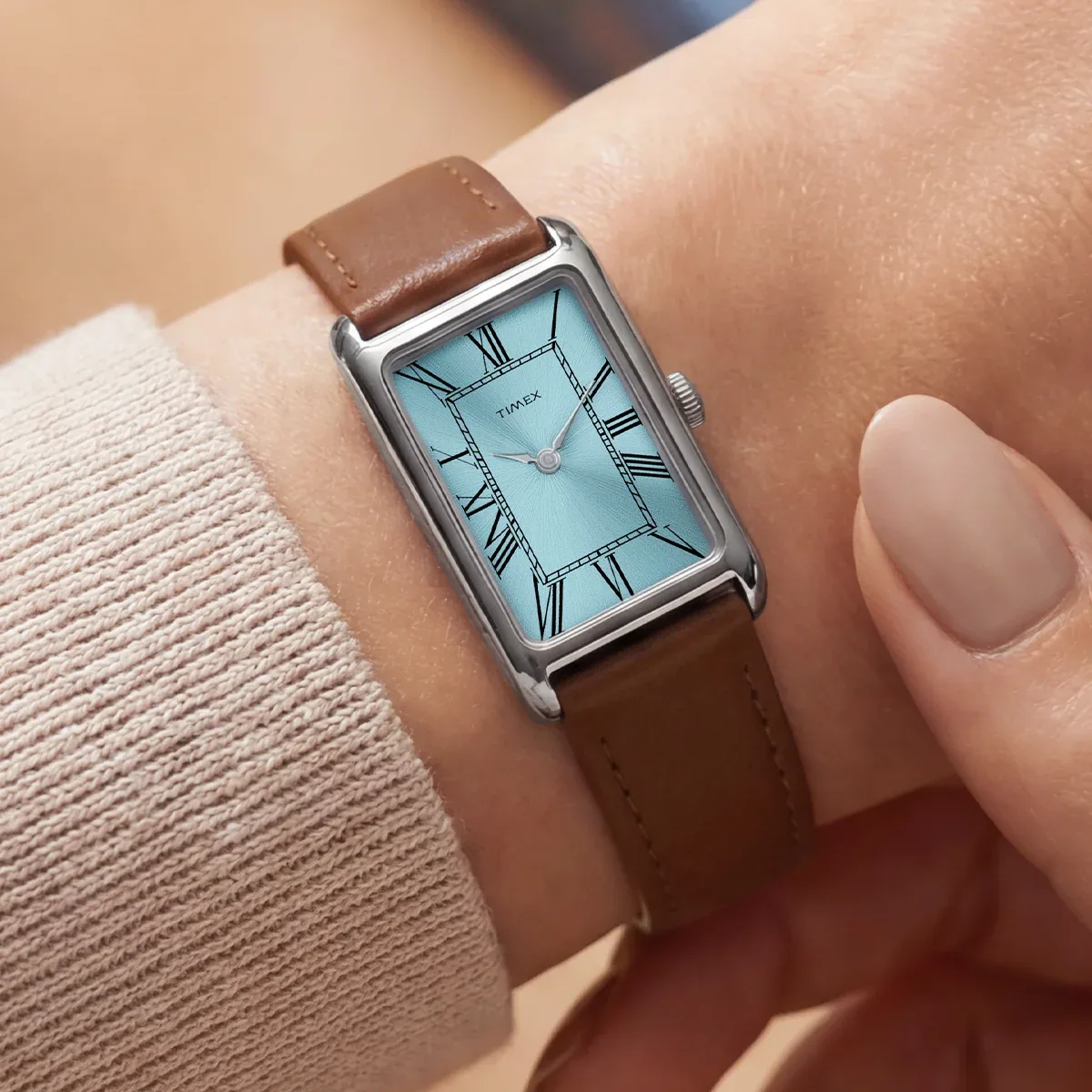 Timex 1976 Lexington Reissue lanzamiento — The Timex 1976 Lexington Reissue Inspired TW2Y78900 watch comes with a brown leather strap