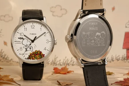 Timex recupera el dial otoñal de Snoopy con una caja de acero timex peanuts waterbury — Timex recupera el dial otoñal de Snoopy con una caja de acero