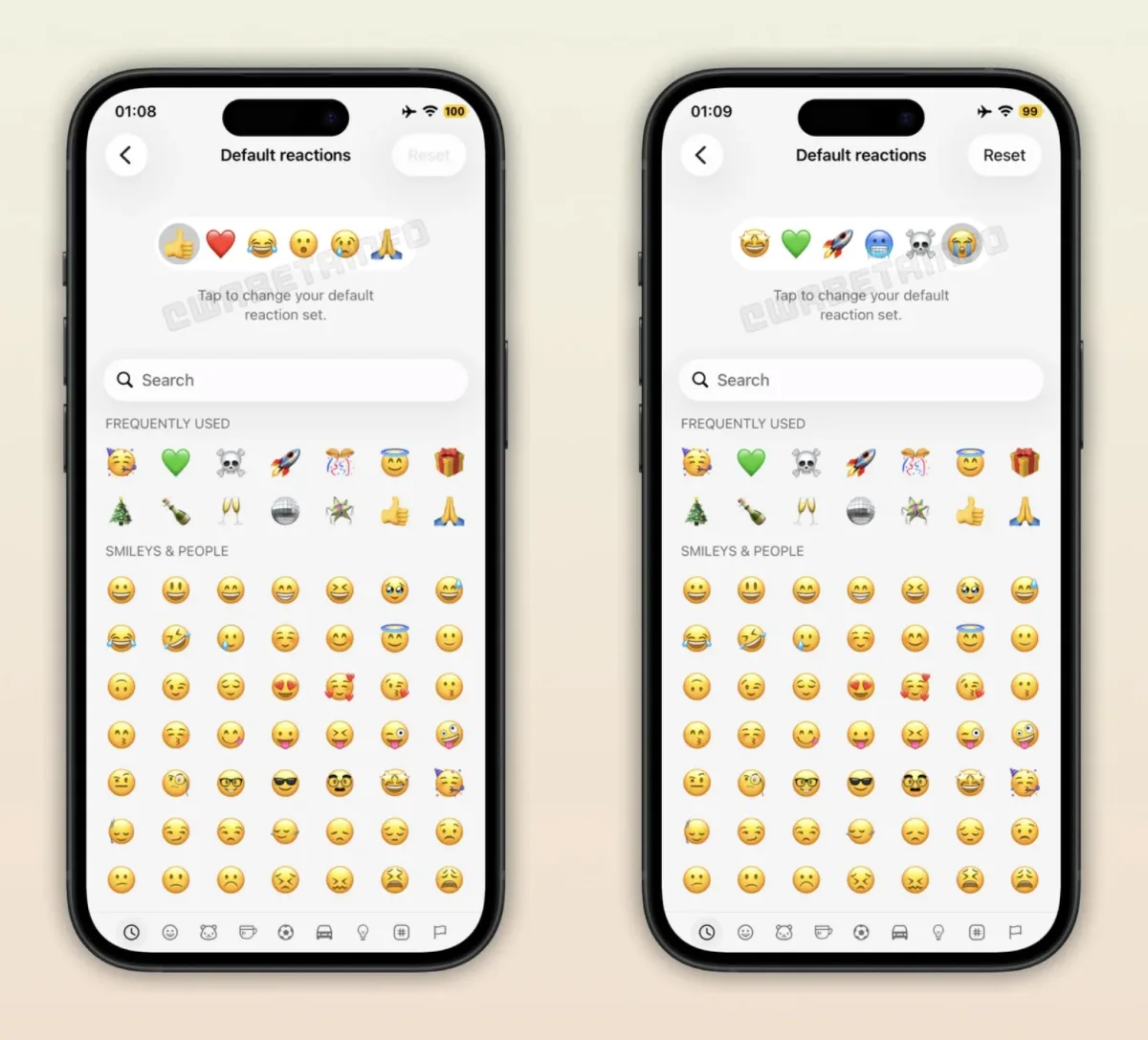 whatsapp beta ios — WhatsApp probará reacciones con emojis personalizados en iOS