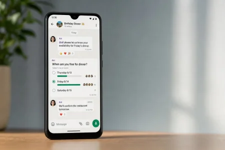 WhatsApp novedades grupos chat — WhatsApp permite avisar a todo el grupo con @all y encuestas anónimas