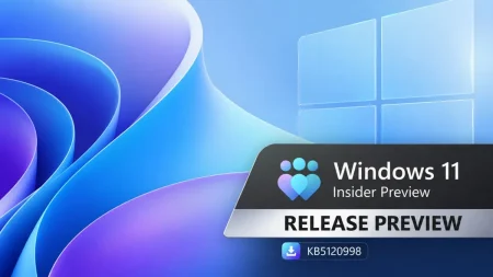 Windows 11 KB5120998 — KB5120998 llega a Windows 11: barra de tareas movible, menu Start mas personal y una lista interminable de cambios