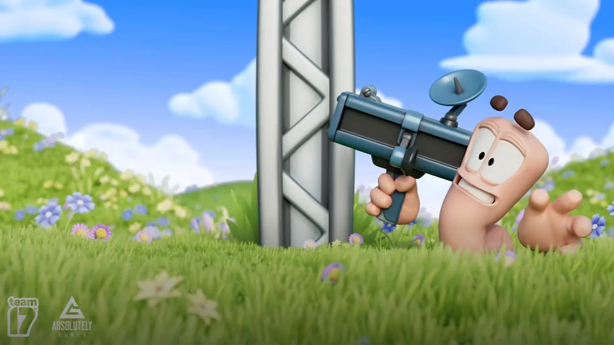 Worms original remake nostalgia — Worm with a blaster