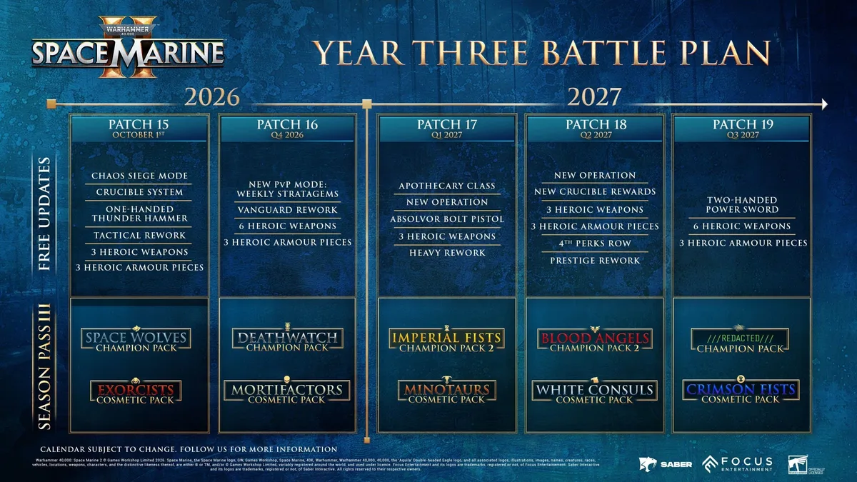 3060 space marine 2 roadmap tercer ano s imagen 1