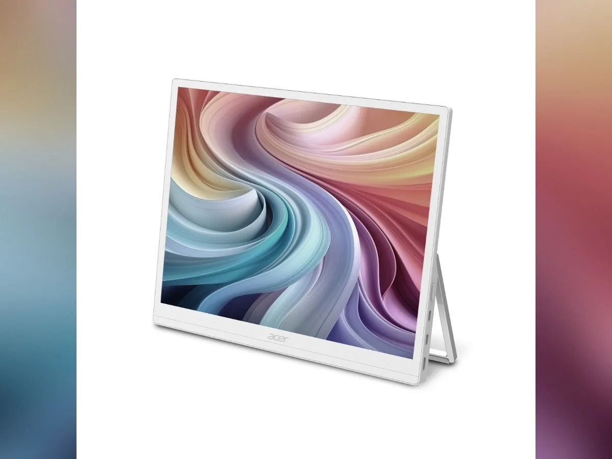 The Acer EP130K portable ePaper monitor features a 60 Hz refresh rate and support for 4096 colors.