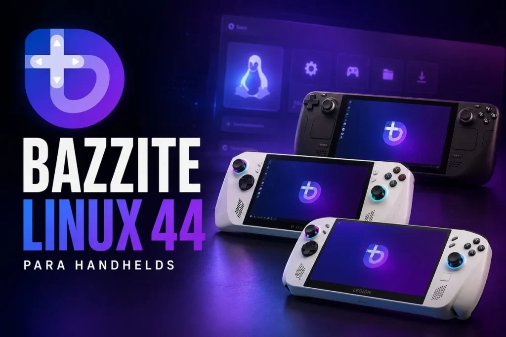 Bazzite Linux 44 corrige fallos y mejora el soporte para handhelds Bazzite Linux actualizaciones handheld — Bazzite Linux 44 corrige fallos y mejora el soporte para handhelds