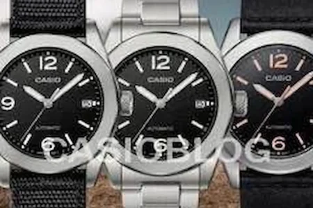Casio CMK-100 tres variantes — Los nuevos Casio mecánicos de titanio se filtran con zafiro y tres correas