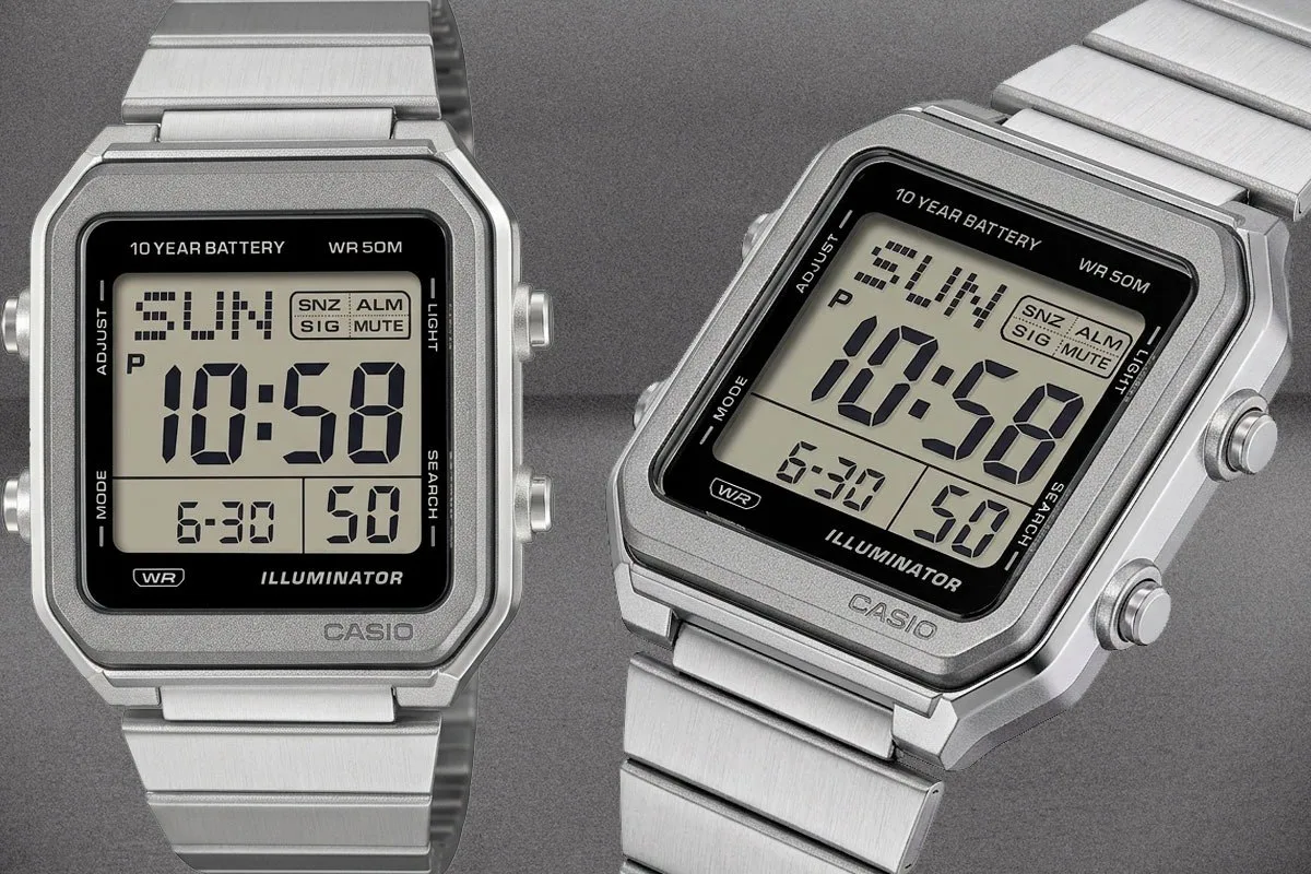 casio w 221hd 1a brazalete acero 80 dola imagen 2