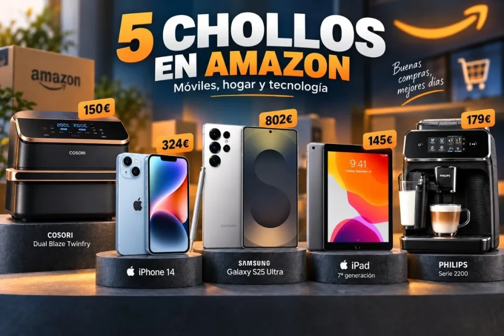 Cinco dispositivos reacondicionados de Amazon con descuentos de más del 50% chollos reacondicionados de Amazon — Cinco dispositivos reacondicionados de Amazon con descuentos de más del 50%
