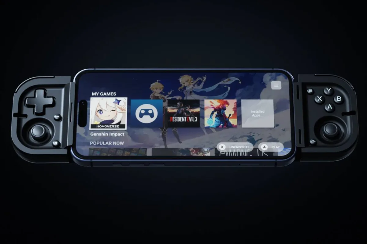 controlador plegable iphone android raze imagen 1