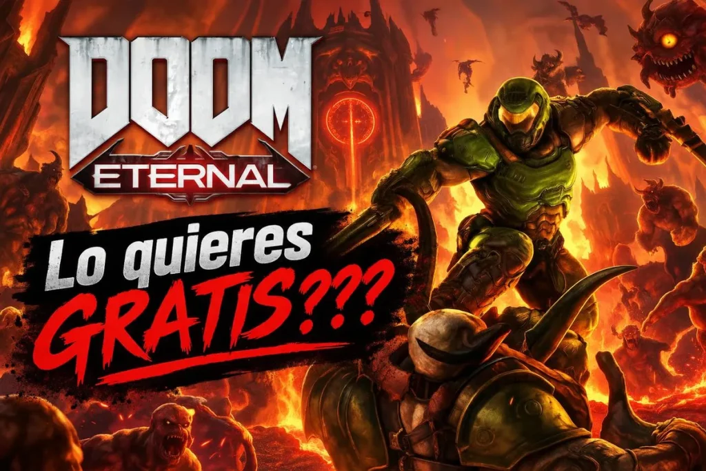 DOOM Eternal gratis: así puedes reclamarlo con Prime Gaming