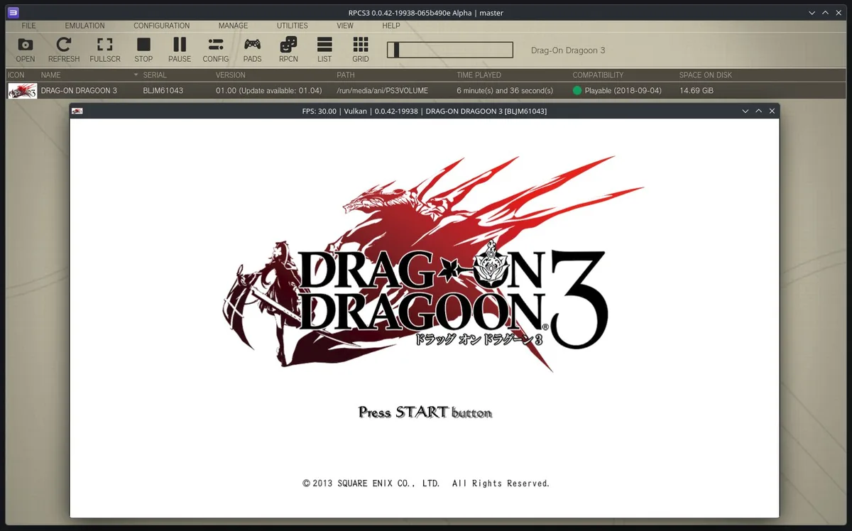 emular PS3 sin descargar juegos — RPCS3 now plays PS3 games directly from physical Blu-ray discs