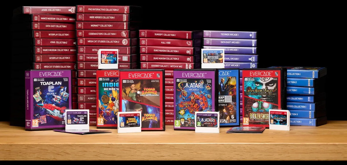 evercade nexus pantalla sticks juegos na imagen 1