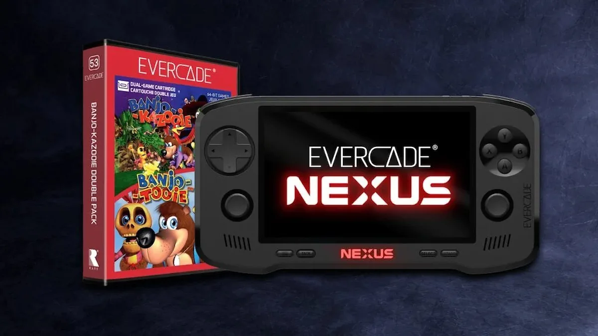 evercade nexus pantalla sticks juegos na imagen 2