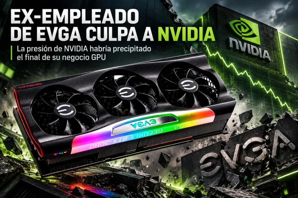 EVGA GPU negocio cierre NVIDIA — Un ex empleado de EVGA sitúa en NVIDIA el origen del colapso de sus GPU