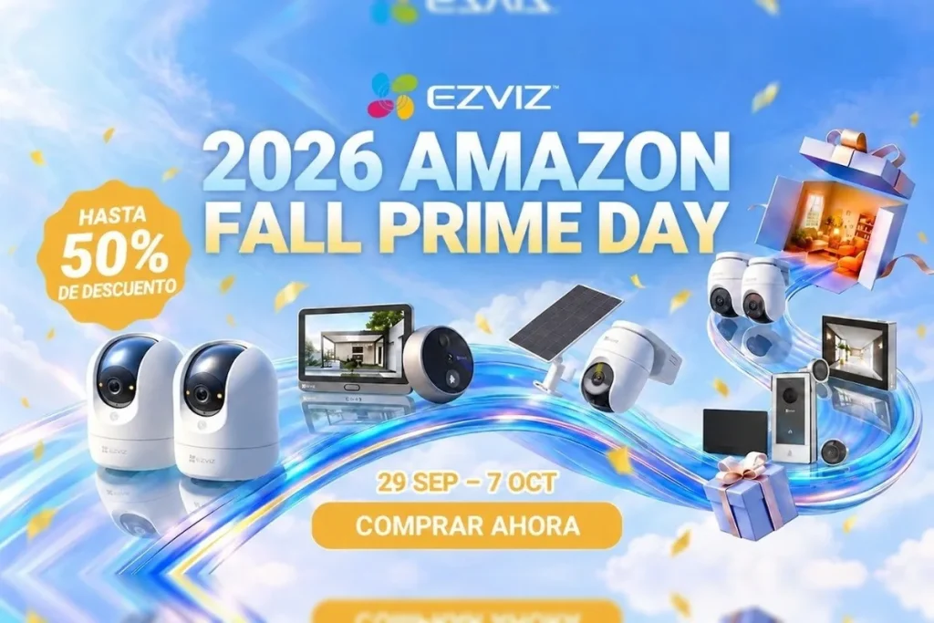 EZVIZ adelanta sus ofertas del Prime Day con hasta un 50% de descuento EZVIZ adelanta Prime Day — EZVIZ adelanta sus ofertas del Prime Day con hasta un 50% de descuento