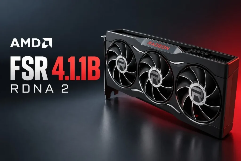 FSR 4.1.1 ya funciona en las Radeon RX 6000 con una sola DLL fsr 4.1 rx 6000 — FSR 4.1.1 ya funciona en las Radeon RX 6000 con una sola DLL