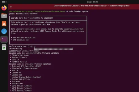 Fwupd 2.1.8 amplía el soporte de hardware para Linux Fwupd 2.1.8 lanzamiento — Fwupd 2.1.8 amplía el soporte de hardware para Linux