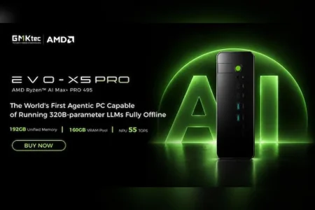 GMKtec EVO-X5 Pro — GMKtec lanza un mini PC con 192 GB y modelos de 320.000 millones