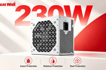 Great Wall lanza una fuente de 230 W que repele insectos, polvo y humedad Great Wall 230W PSU — Great Wall lanza una fuente de 230 W que repele insectos, polvo y humedad