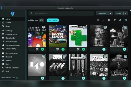 Heroic Games Launcher 2.22.2 corrige fallos con Rockstar y Ubisoft