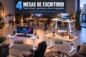 Cuatro mesas para convertir el rincón de trabajo en un espacio serio