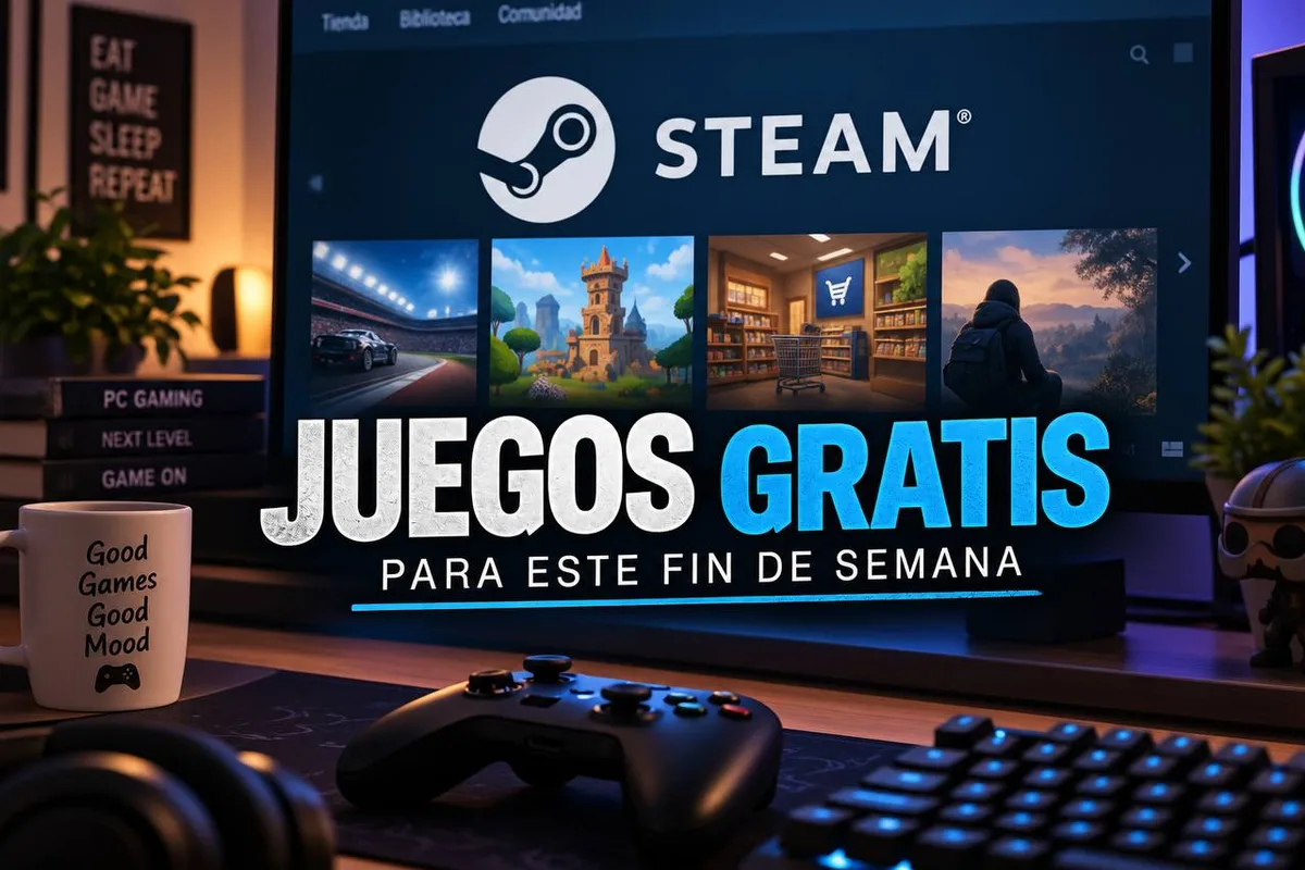Steam regala cuatro juegos distintos para empezar el fin de semana