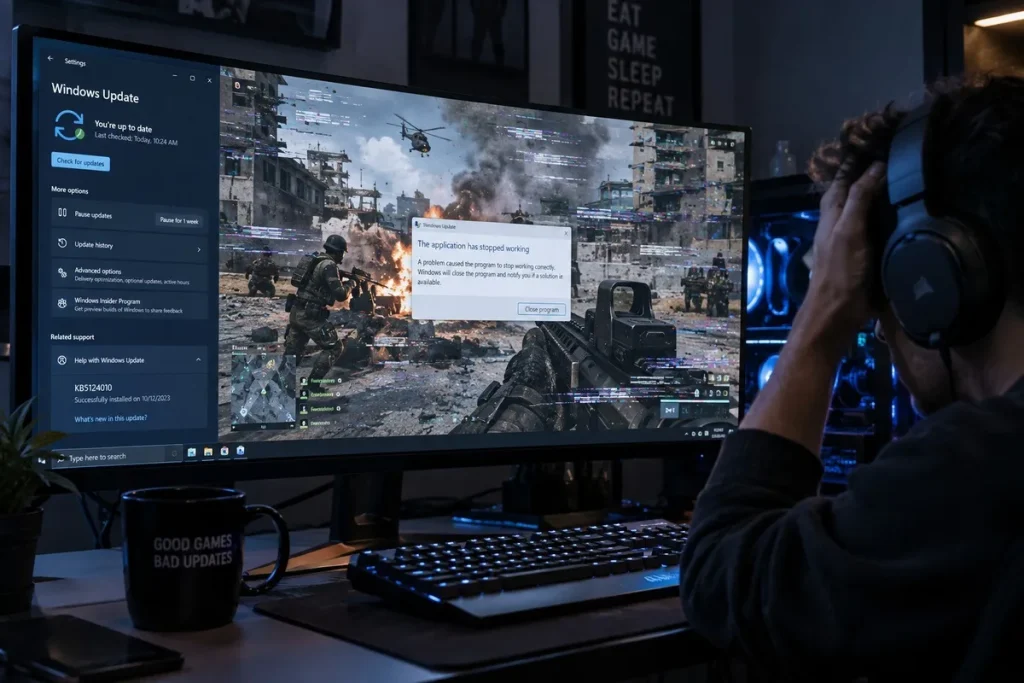 KB5124010 provoca cierres en Battlefield 6 y otros juegos KB5124010 Battlefield 6 crashea — KB5124010 provoca cierres en Battlefield 6 y otros juegos