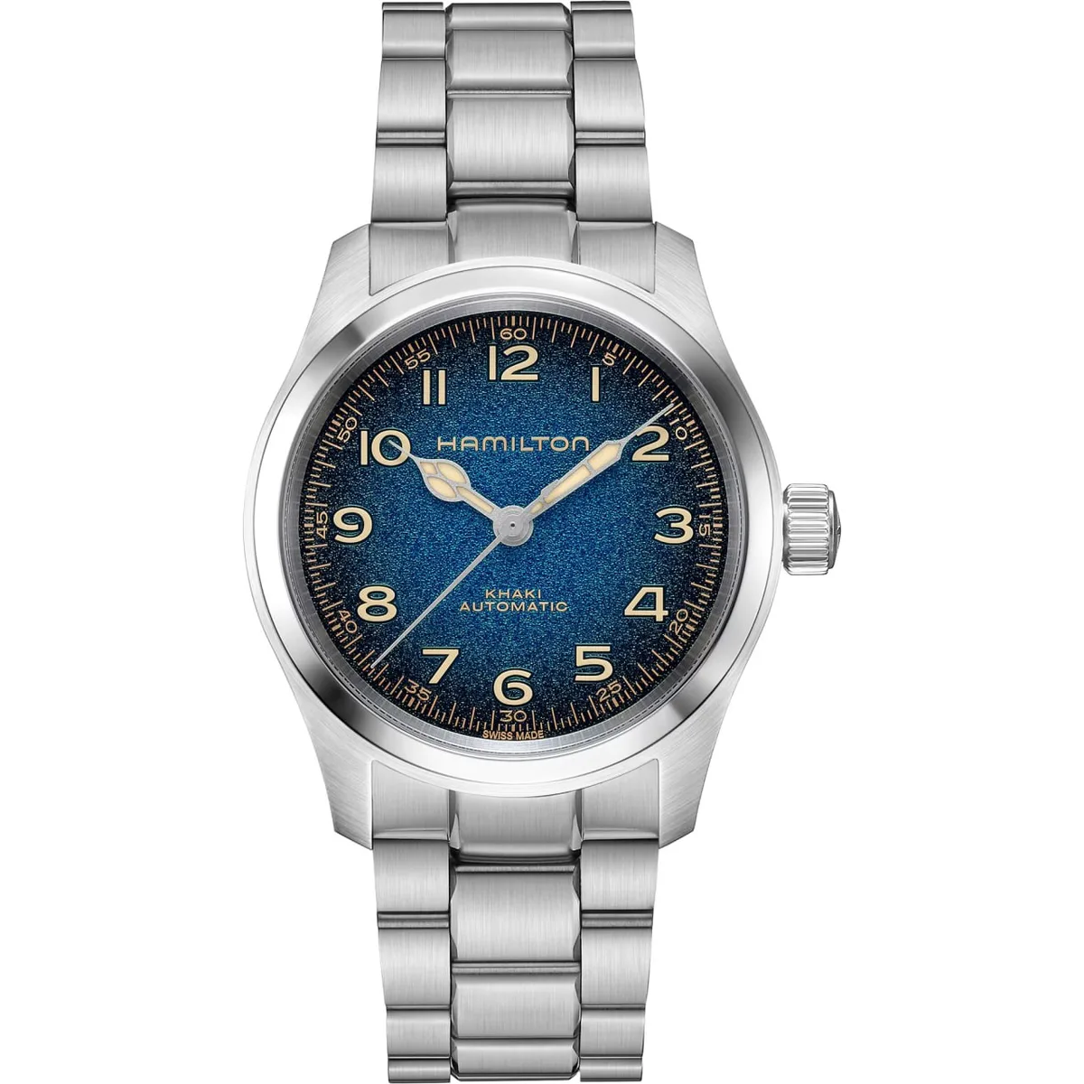 khaki field murph hamilton 38 mm brazale imagen 1
