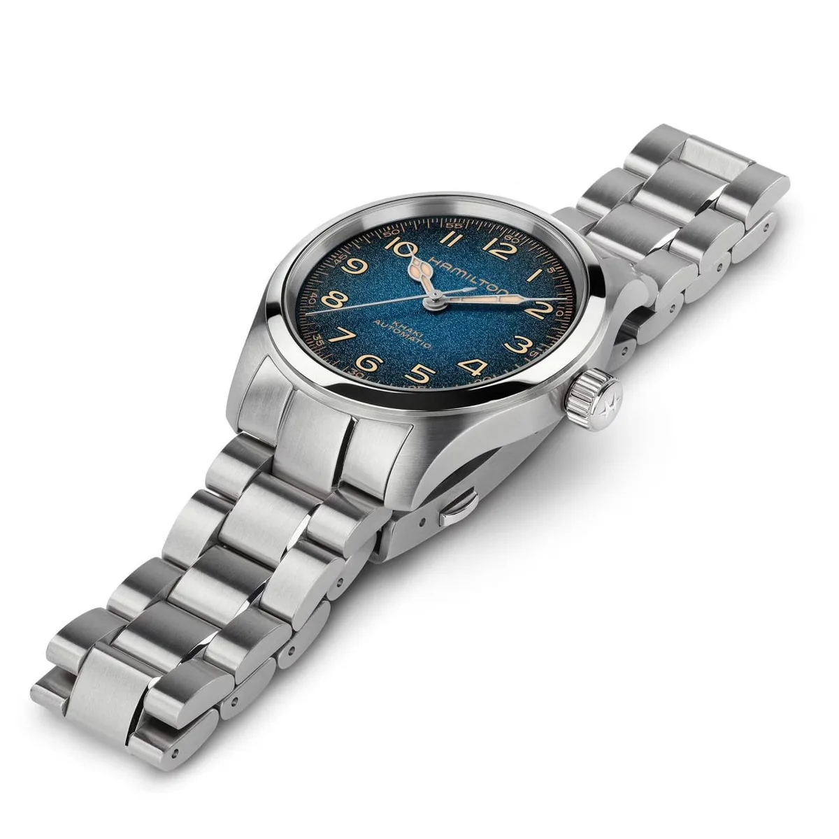 khaki field murph hamilton 38 mm brazale imagen 3
