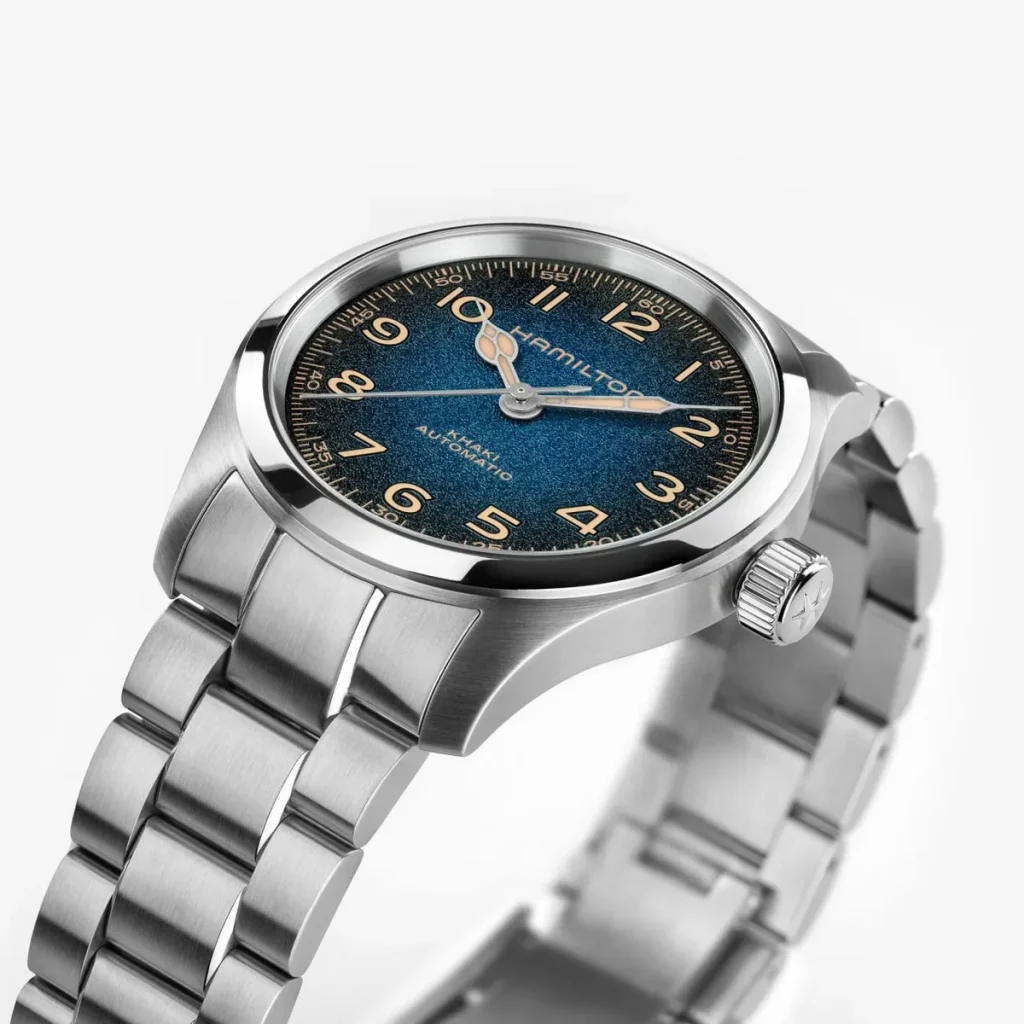 khaki field murph hamilton 38 mm brazale imagen 4