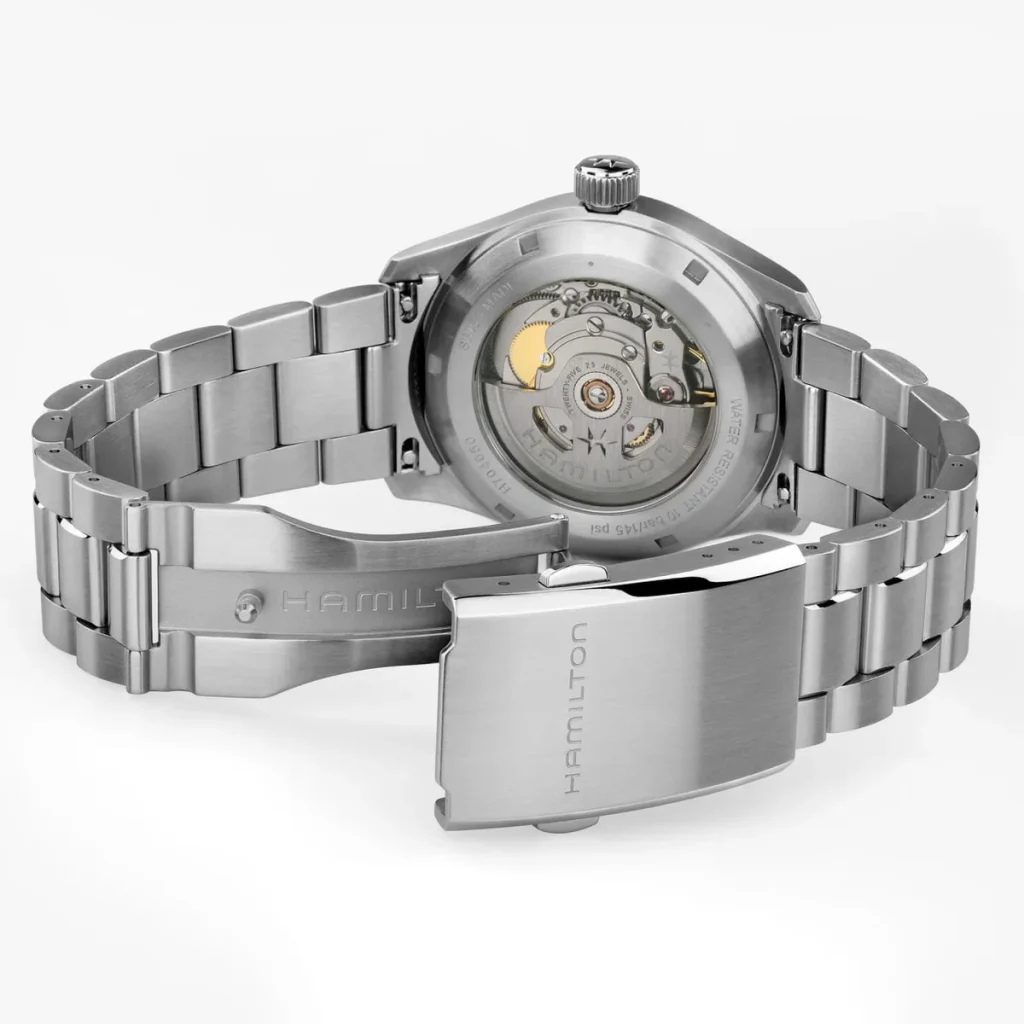 khaki field murph hamilton 38 mm brazale imagen 5