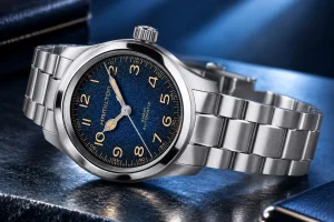 Hamilton presenta el Khaki Field Murph con esfera azul y brazalete de acero